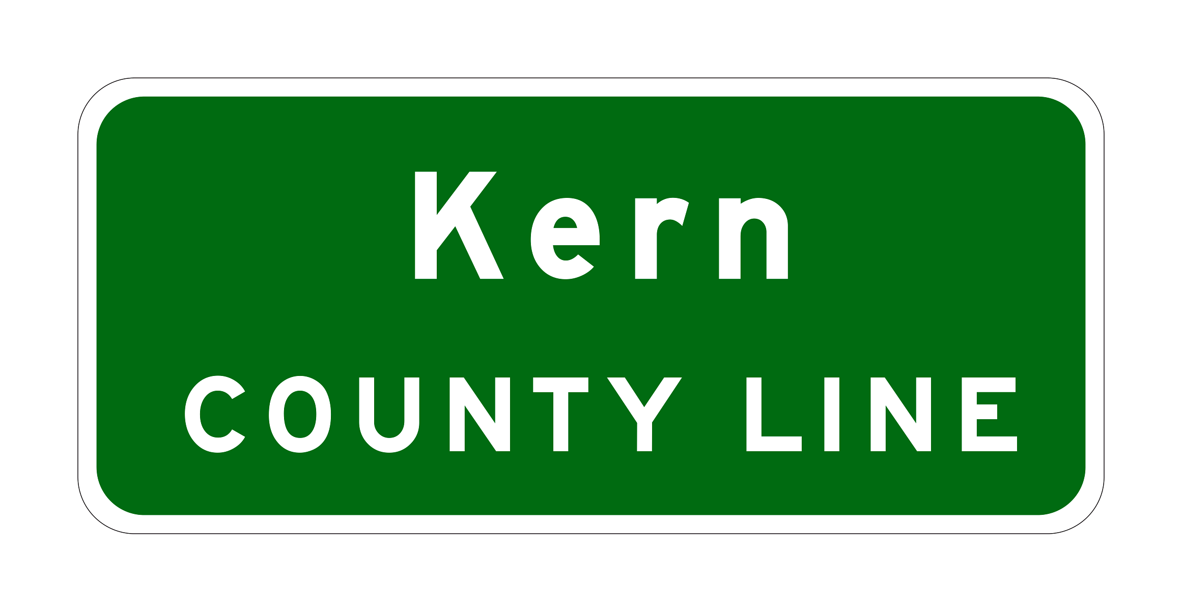 G10(CA) County Line — official FHWA layout