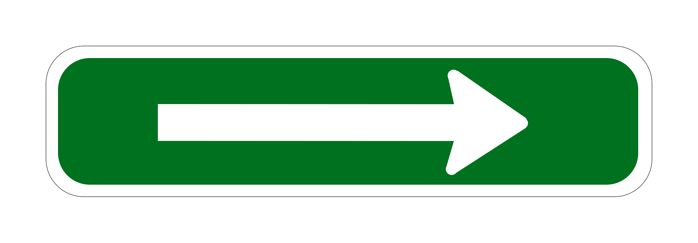 G33-1(CA) Directional Arrow (Auxiliary) — official FHWA layout