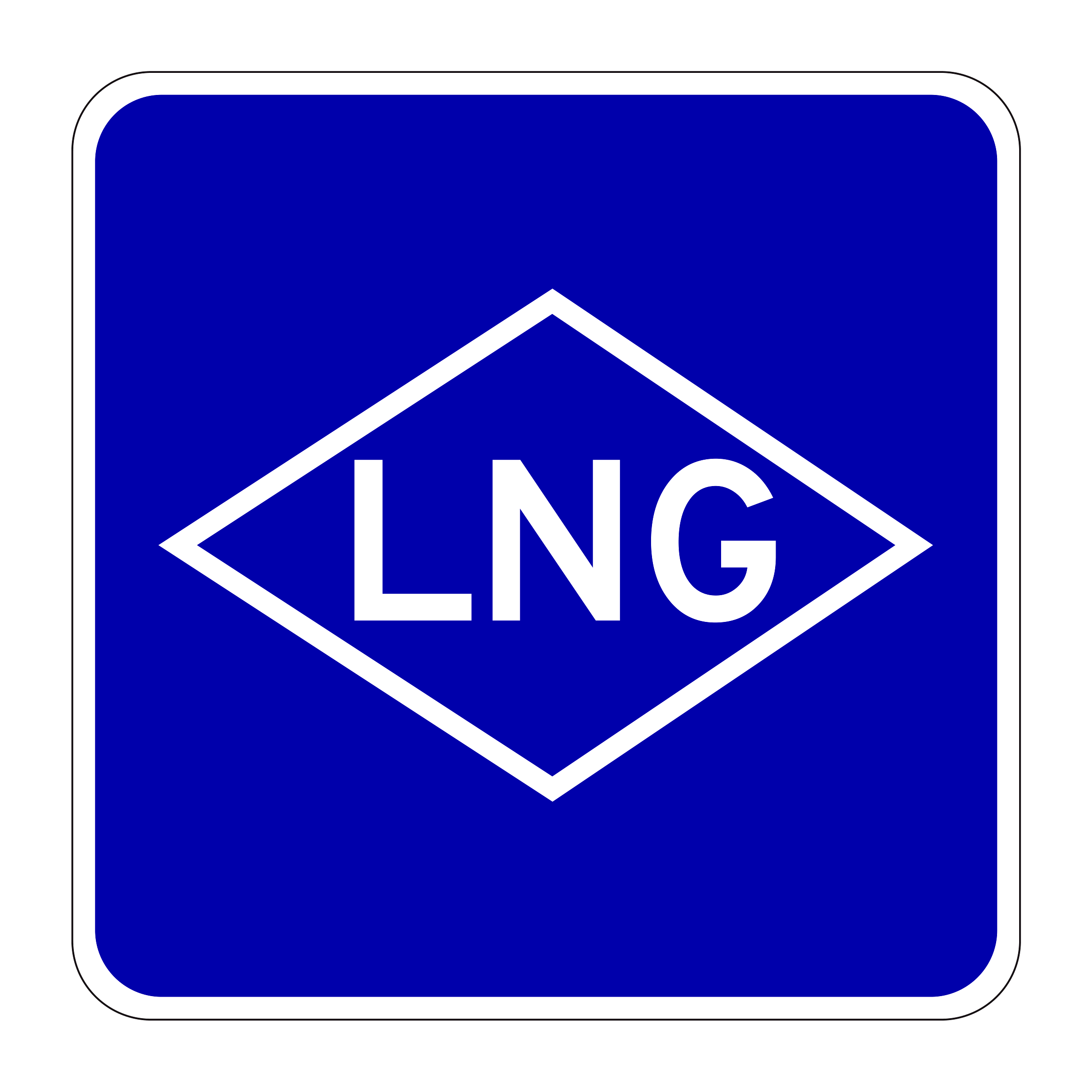 G66-22B(CA) Liquefied Natural Gas (LNG) — official FHWA layout