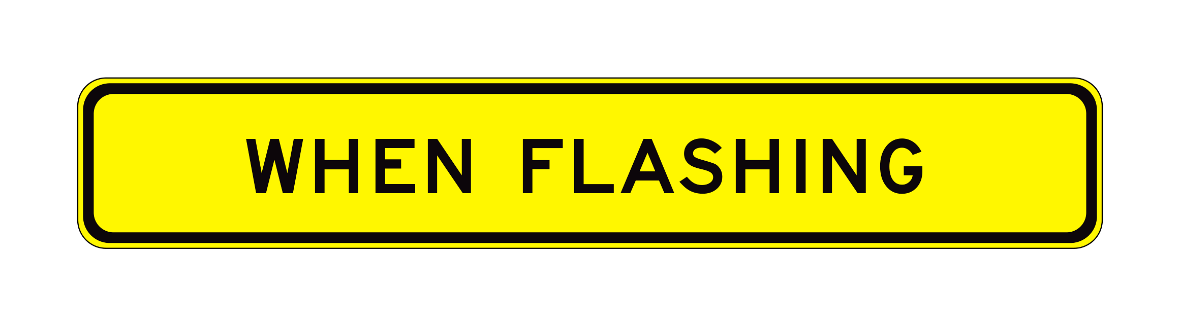 G81-64A(CA) When Flashing — official FHWA layout