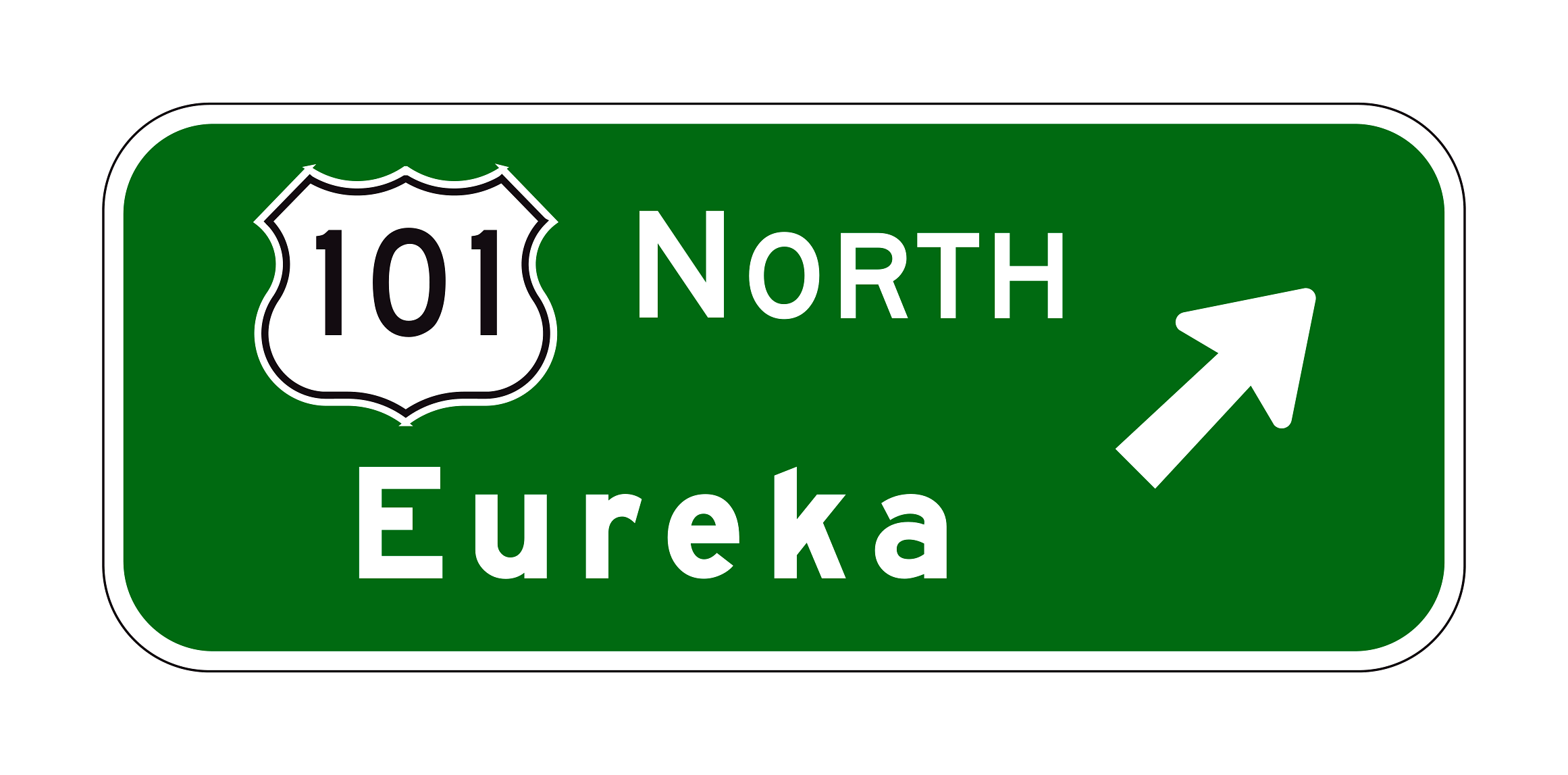 G85-6(CA) Exit Direction Sign with Route Shield — official FHWA layout