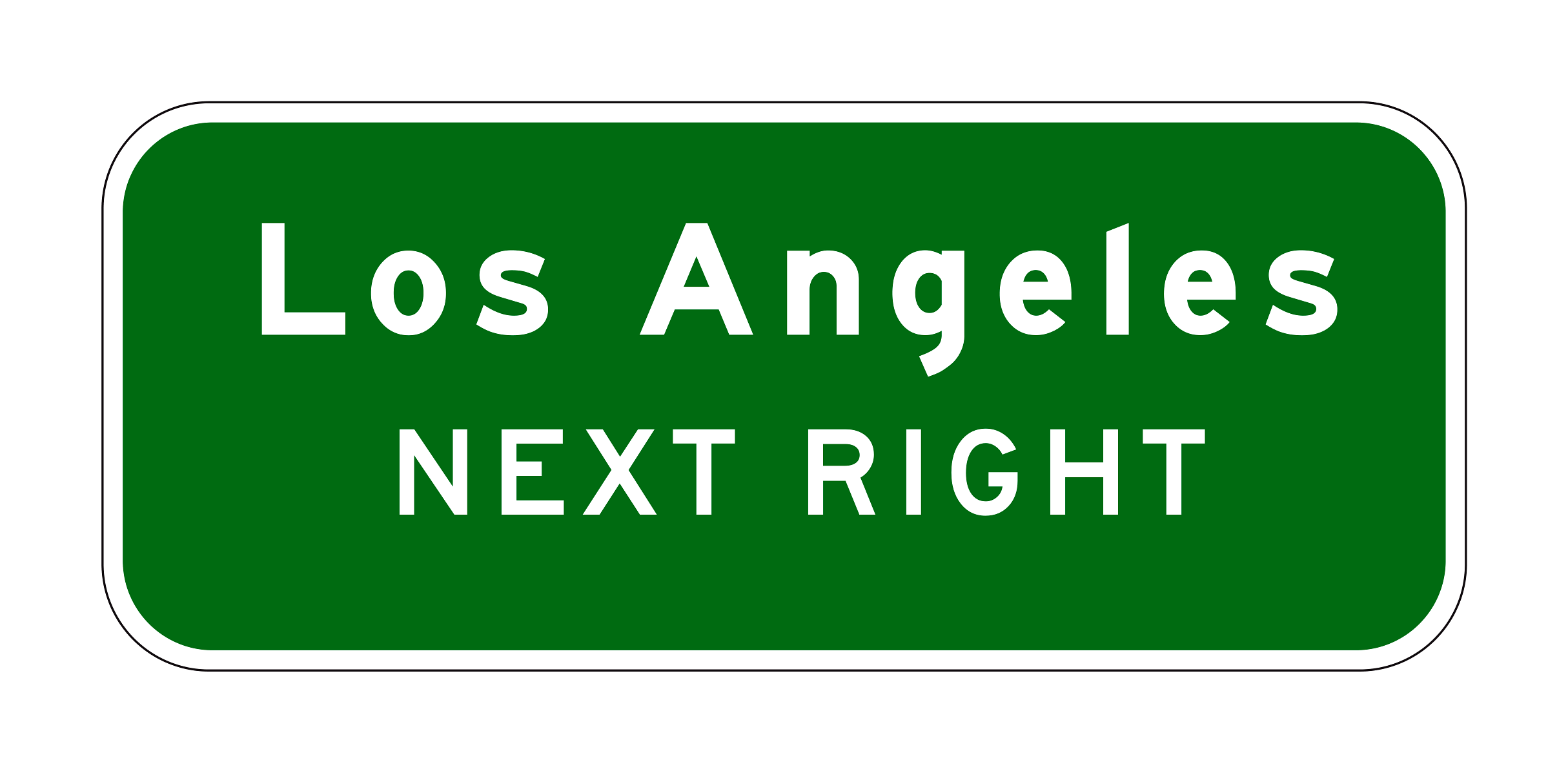 G86-1(CA) Advance Guide Sign — official FHWA layout