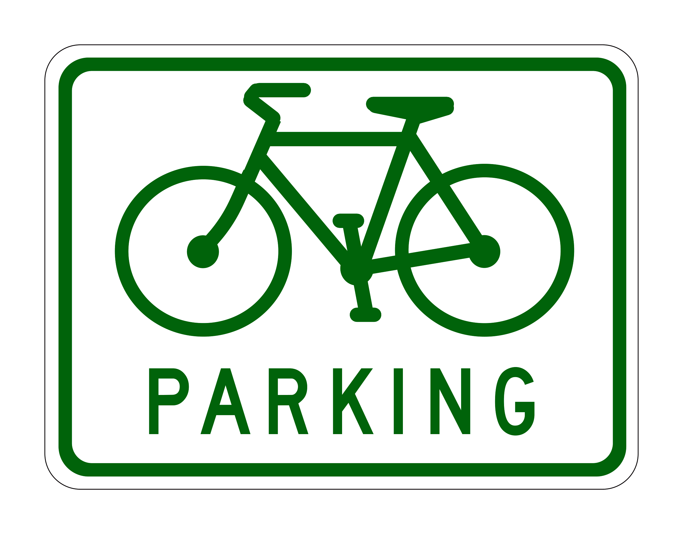 G93C(CA) Bicycle Parking — official FHWA layout