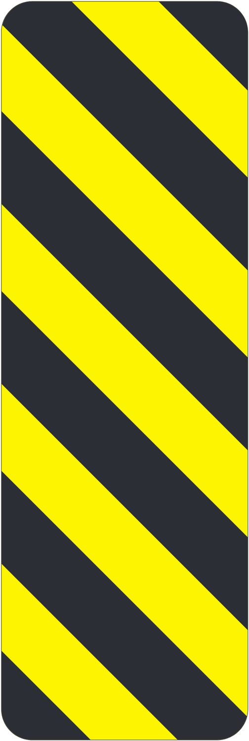 OM3-L Object Marker (Type 3) — official FHWA layout