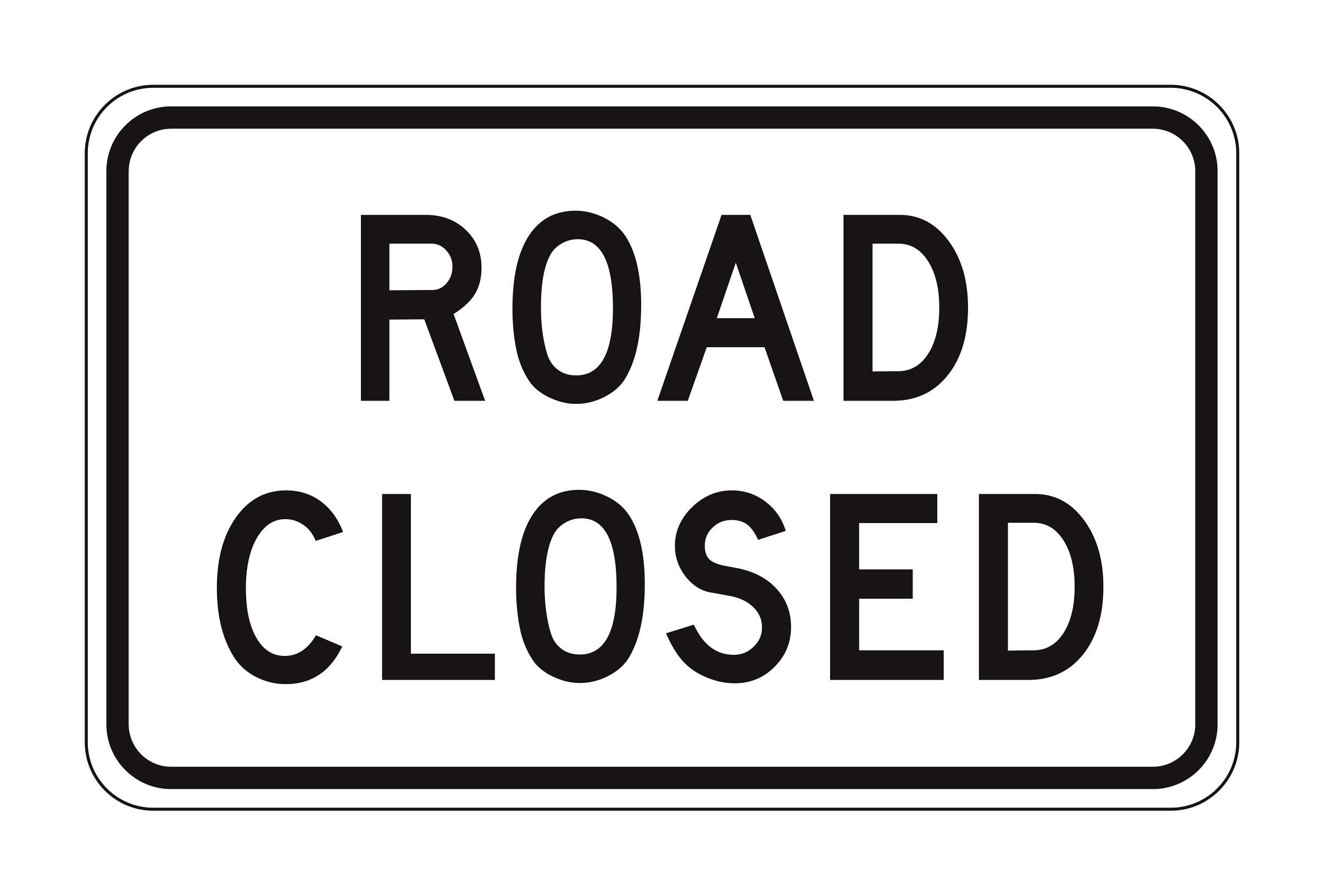 R11-2 Road Closed — official FHWA layout