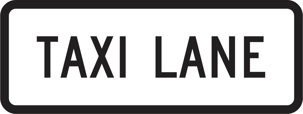 R3-5dP Taxi Lane — official FHWA layout