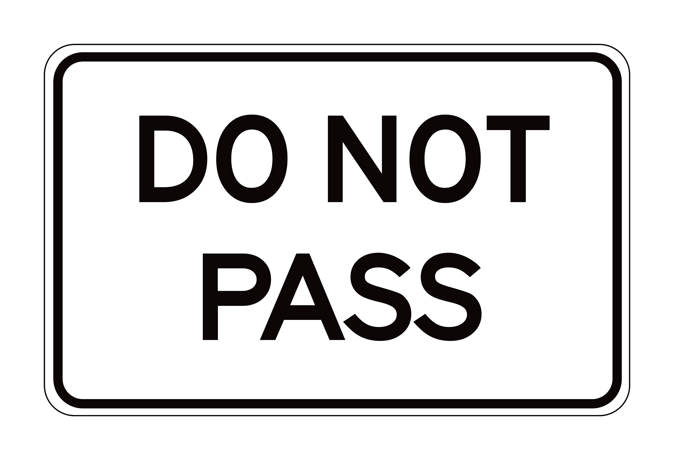 SC13(CA) Do Not Pass — official FHWA layout
